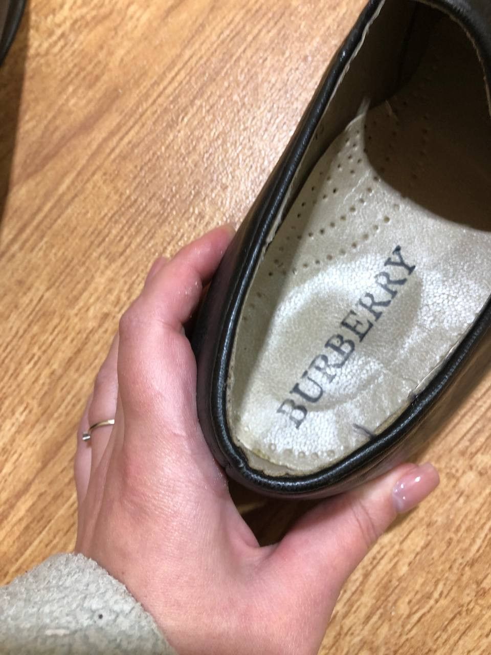 Burberry Burberry Black Leather Driver Moccasin Loafer Mens Shoes Size US 12 / EU 45 - 18 Thumbnail