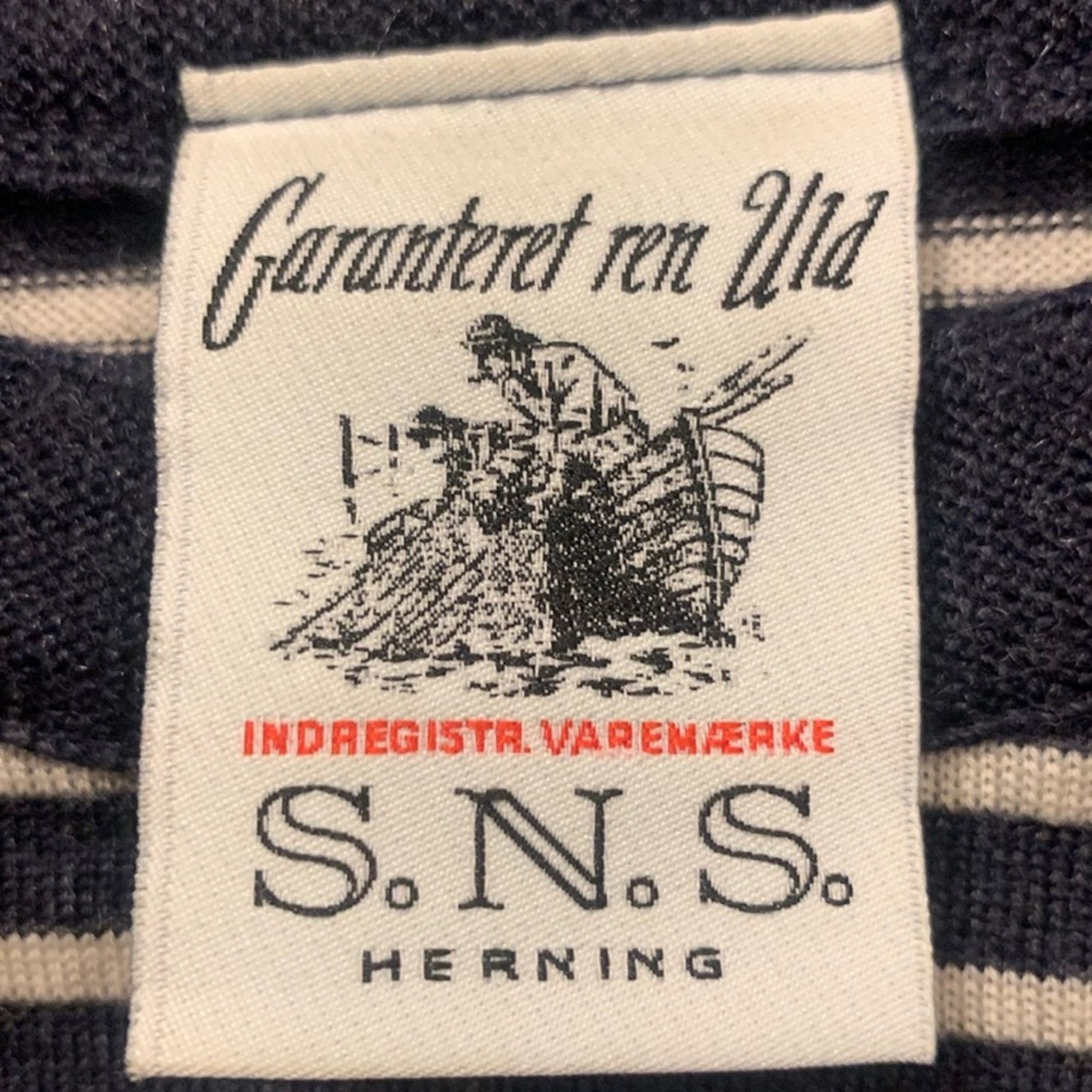 S.N.S. Herning S.N.S. Herning Denmark fisherman Breton knit boatneck Size L / US 10 / IT 46 - 3 Thumbnail