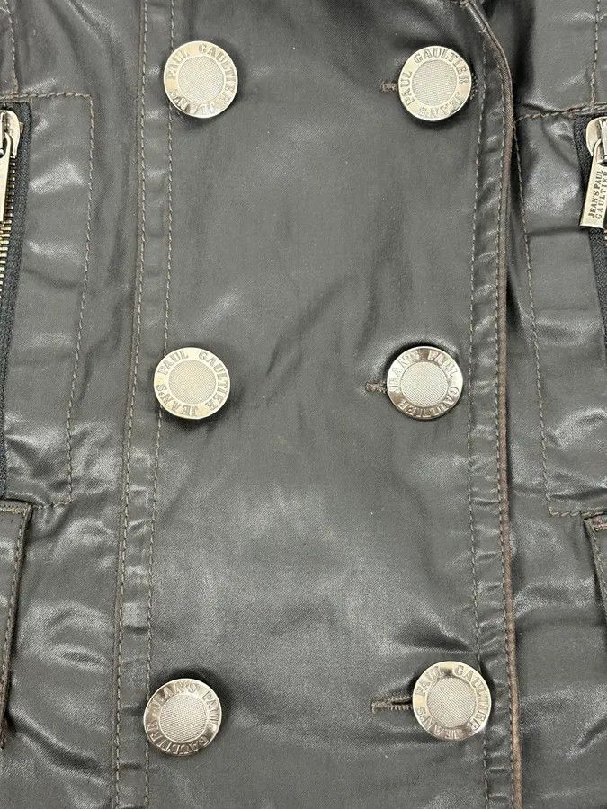 Jean Paul Gaultier 2000s Jean Paul Gaultier Black Detachable Obscure Trenchcoat Size US S / EU 44-46 / 1 - 8 Thumbnail