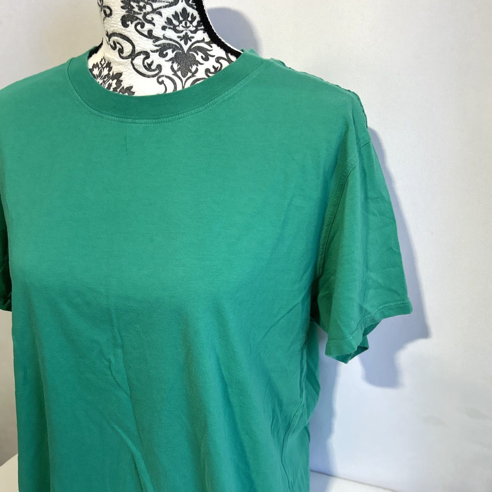 Lululemon Lululemon Women's 8 T-Shirt Green Classic Fit Cotton Blend LW3FU1S Size M / US 6-8 / IT 42-44 - 2 Thumbnail