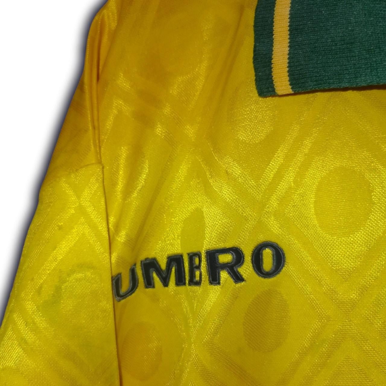 Umbro Fc Brazil 1990 1991 1992 Rare Home Shirt Jersey Size US XL / EU 56 / 4 - 3 Thumbnail