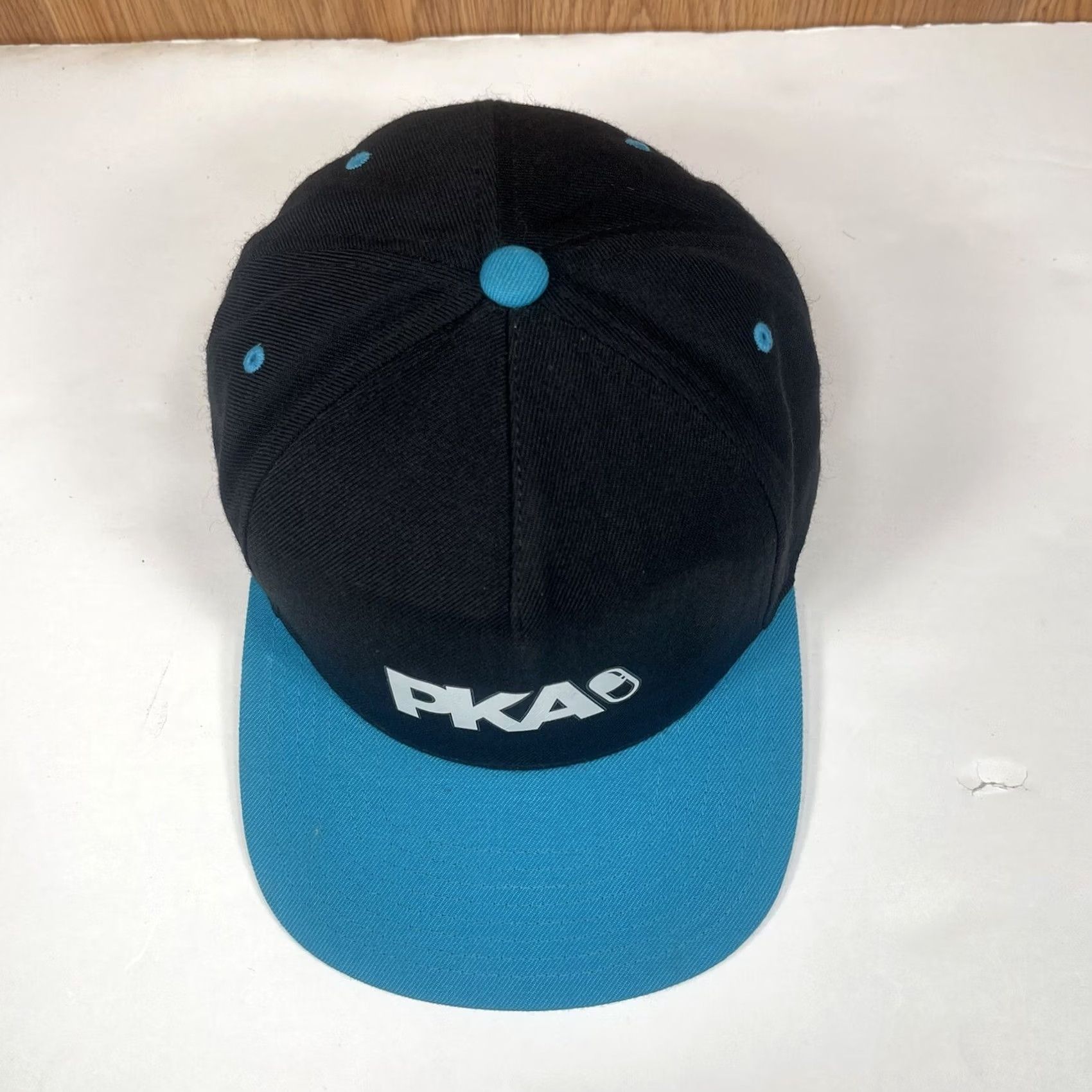 Vintage Yupoong PKA Adjustable Snapback Baseball Golf Hat Cap Black Blue Size ONE SIZE - 2 Thumbnail