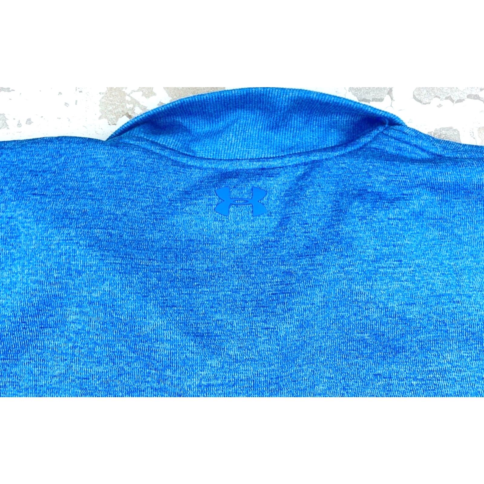 Under Armour Under Armour Sweatshirt Men 2XL Blue Pull Over 1/4 Zip Mock Neck Sports Classic Storm Size US XXL / EU 58 / 5 - 6 Thumbnail