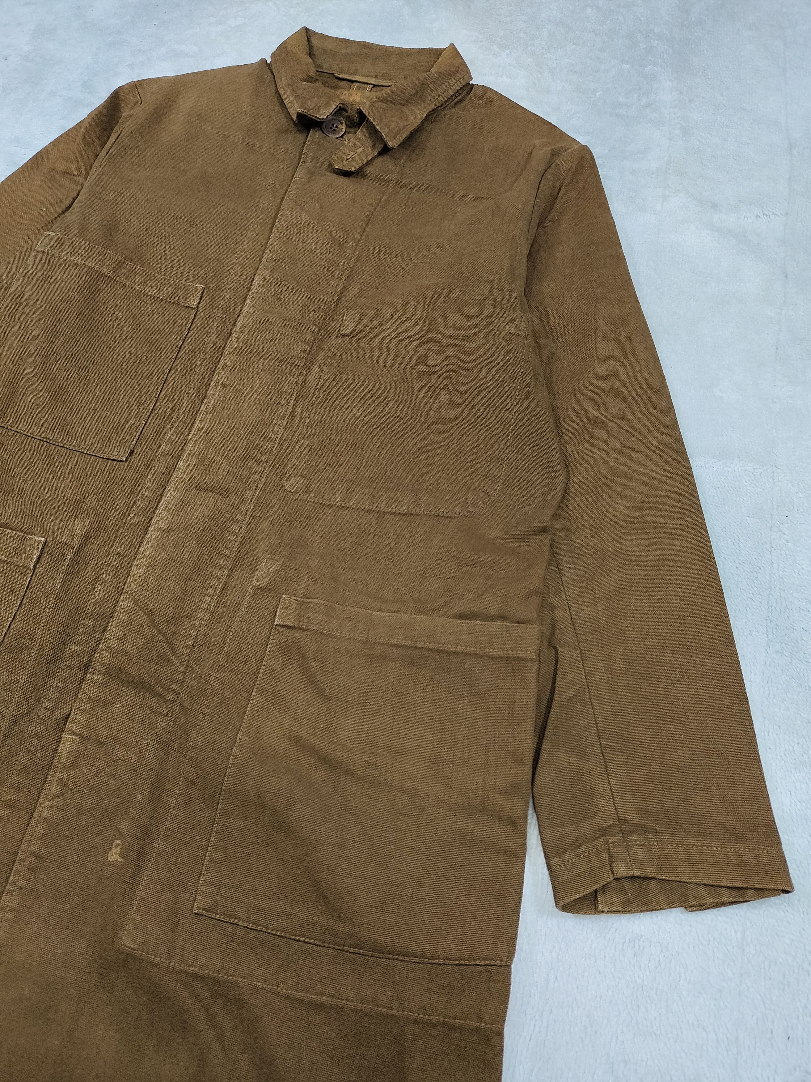 45rpm 90s 45RPM- Minimal Atelier Canvas Work Coat Jacket Size US M / EU 48-50 / 2 - 3 Thumbnail