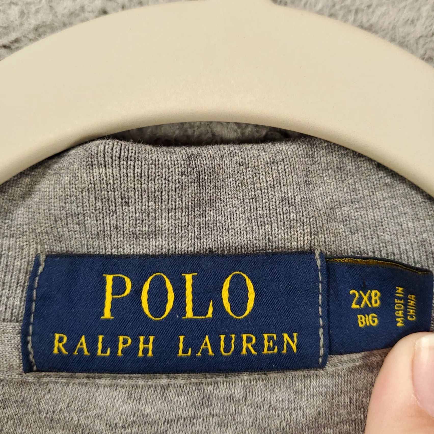 Polo Ralph Lauren Polo Ralph Lauren Shirt Mens 2XB Gray Pullover Big 2X Preppy Heathered Short Sleeve Knit 100% Cotton Logo Embroidered Classic Polo Mens Big & Tall Size US XXL / EU 58 / 5 - 4 Thumbnail
