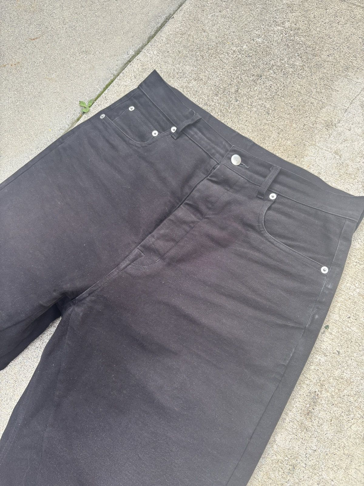 Rick Owens FW23 Mainline Moleskin Geth Cut Pants Size US 33 - 2 Thumbnail