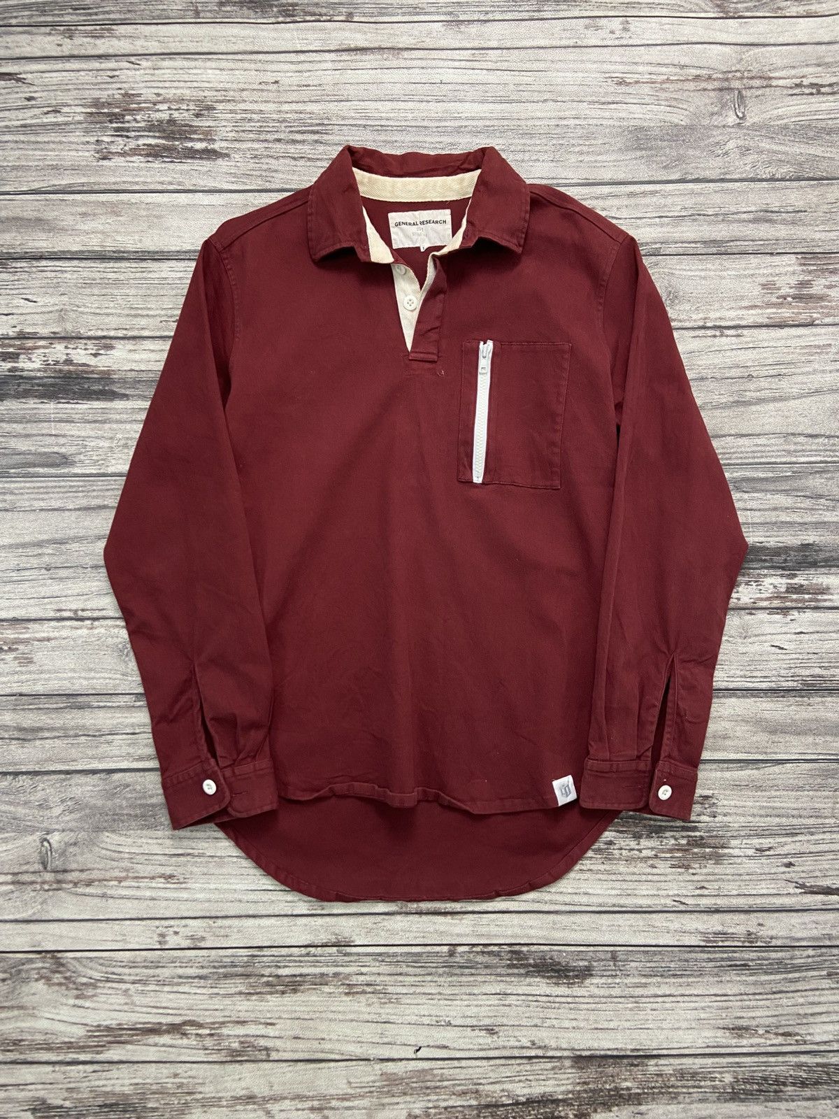 General Research Vintage 2001 SS24 General Research Heavyweight Rugby Shirts Size US M / EU 48-50 / 2 - 1 Thumbnail