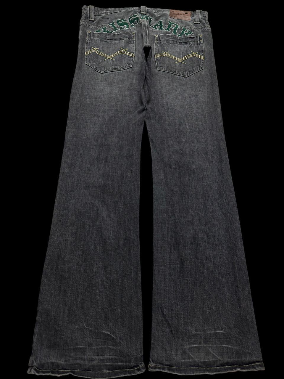 💥Flared💥90s Kissmark Style Sand Washed Insane Dark Jeans