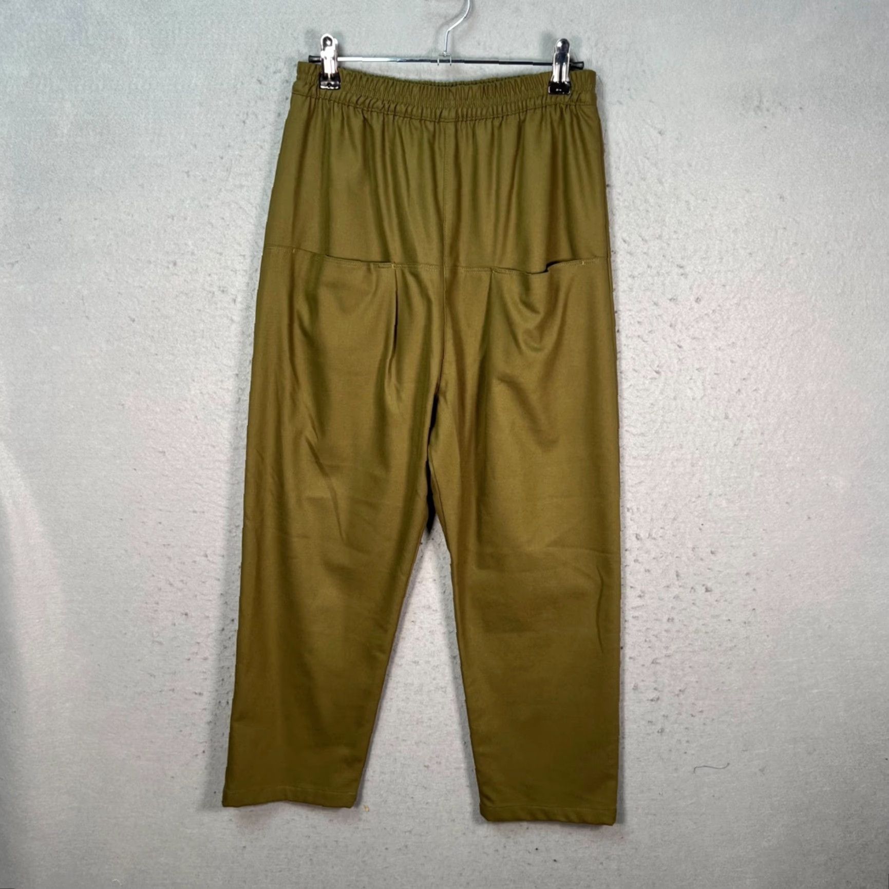 Zara Zara Womens XS Olive Green Relaxed Fit Cropped Trousers Cargo Pants Size 26" / US 2 / IT 38 - 2 Thumbnail