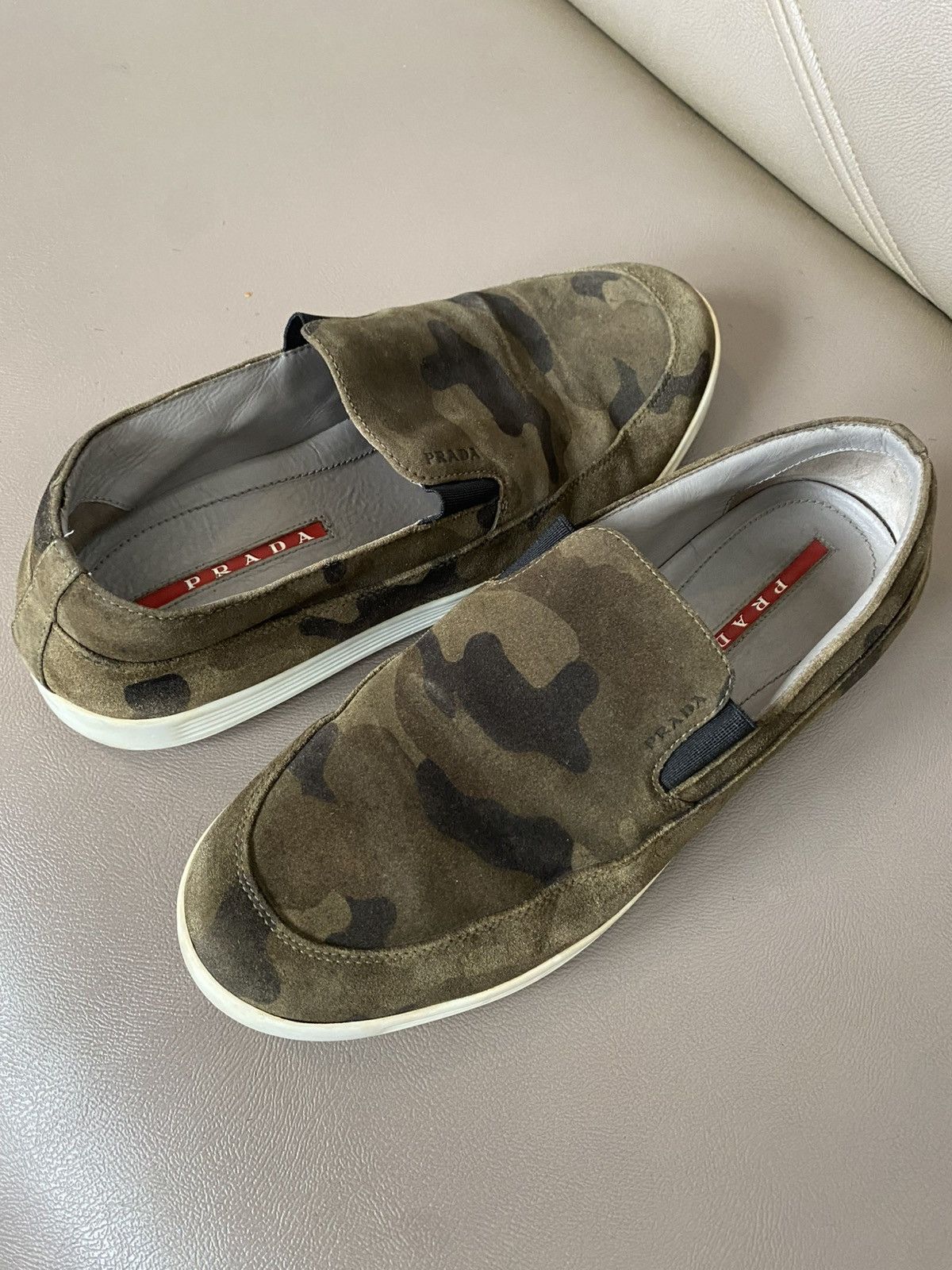 Prada Prada slip on camo suede Size US 9 / EU 42 - 9 Thumbnail