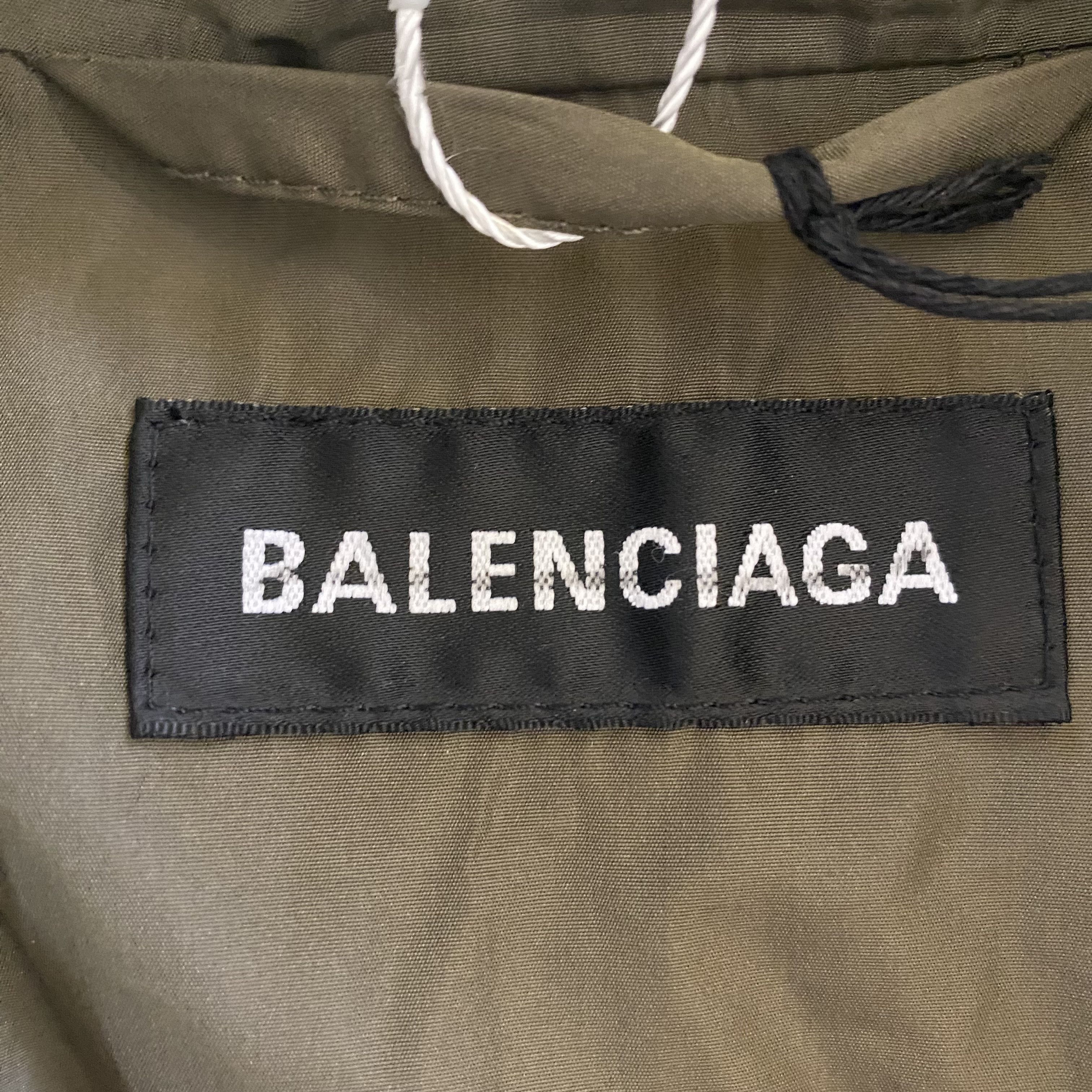 Balenciaga Balenciaga Logo Padded Jacket Olive (44/XS) Size US XS / EU 42 / 0 - 5 Thumbnail