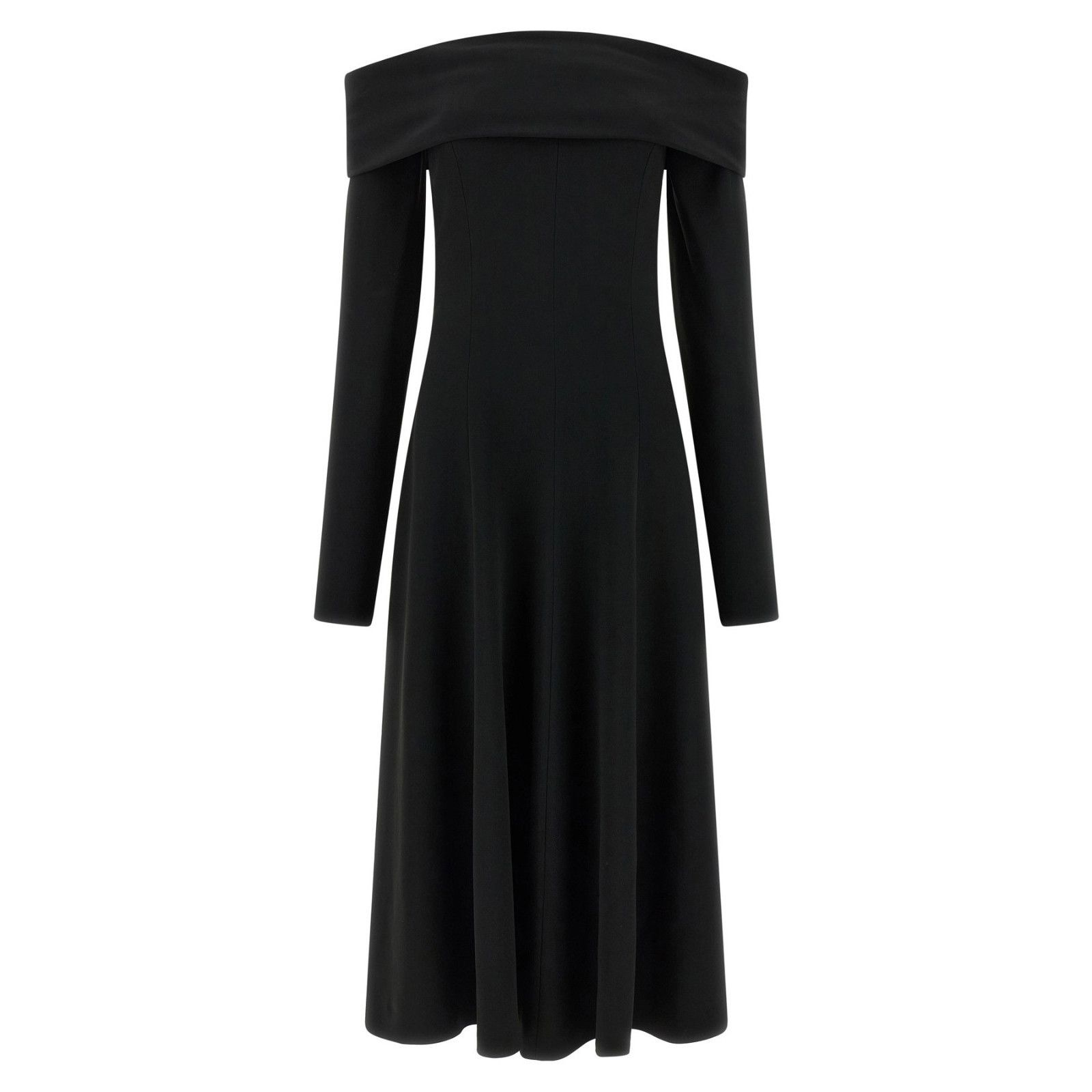 ALBERTA FERRETTI Black Cady Dress New & Authentic (Women's s