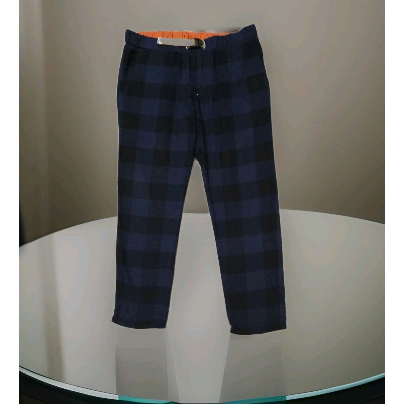Other White Sand 88 Slim Chinos Casual Cotton Blend Plaid Pants 48 Size US 32 / EU 48 - 1 Thumbnail