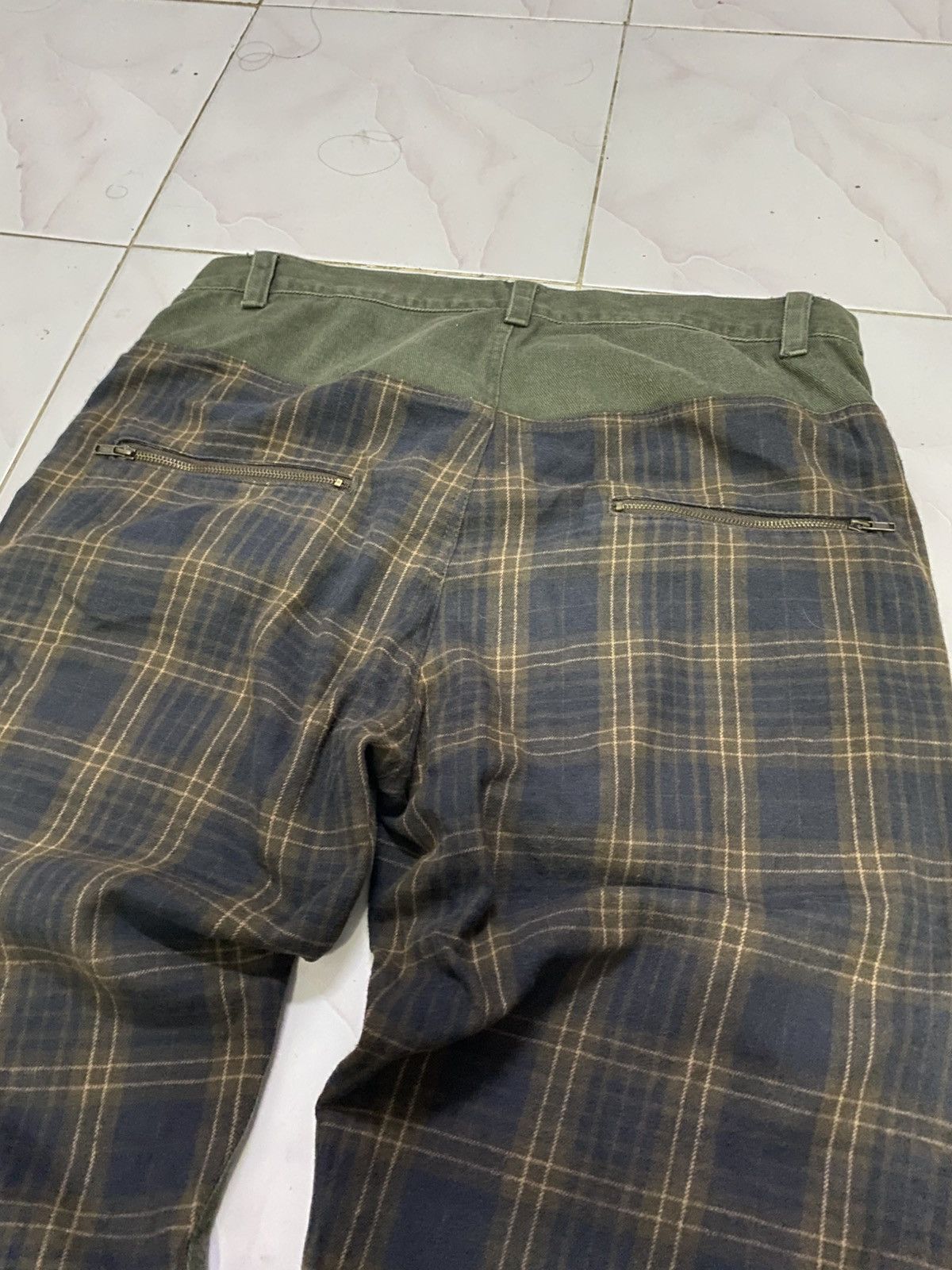 If Six Was Nine × Kapital × Needles Unbrand Shadow Plaid Patch Rebuild Pant Size US 32 / EU 48 - 7 Thumbnail