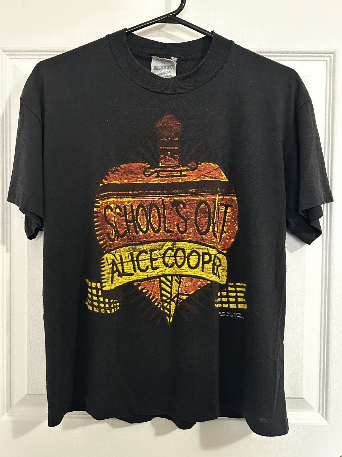 Vintage 1991 Alice Cooper Tour Tee Size US M / EU 48-50 / 2 - 2 Thumbnail