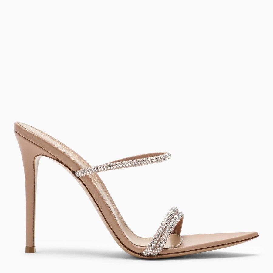 Gianvito Rossi o1d2blof0824 Sandals in Peach Size US 6.5 / IT 36.5 - 1 Thumbnail