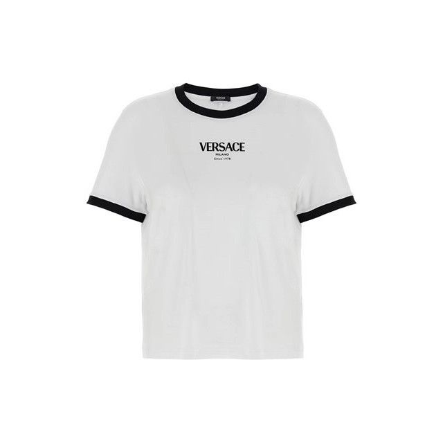 VERSACE White T-shirt New And Authentic (Women's size:IT 42;