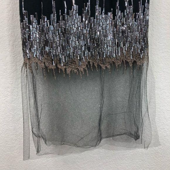 Other Wes Gordon Embroidered Tulle-Trim Knit Top Size S / US 4 / IT 40 - 4 Thumbnail