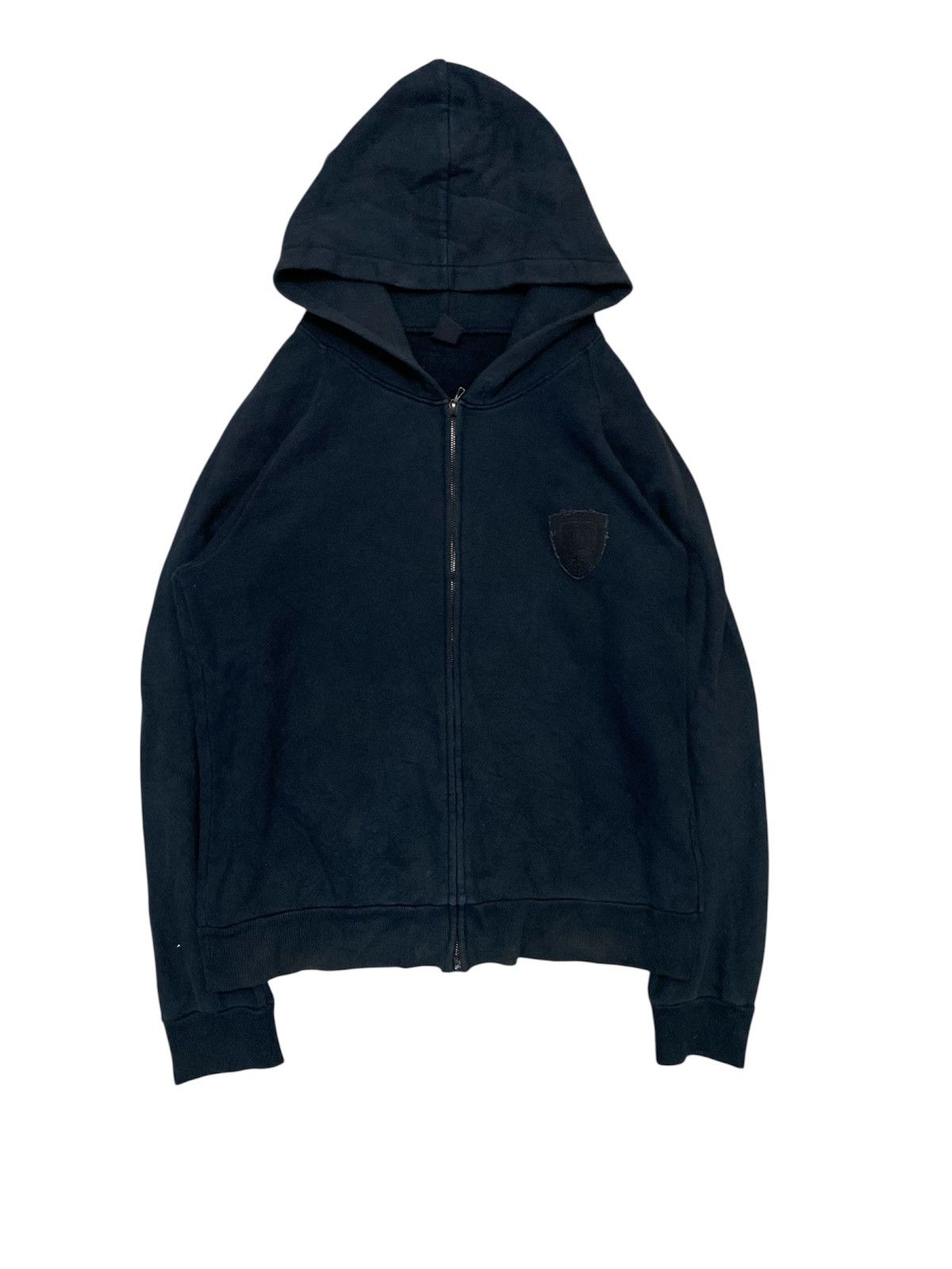 2000s x Number Nine Patch logo RIRI zipper hoodie