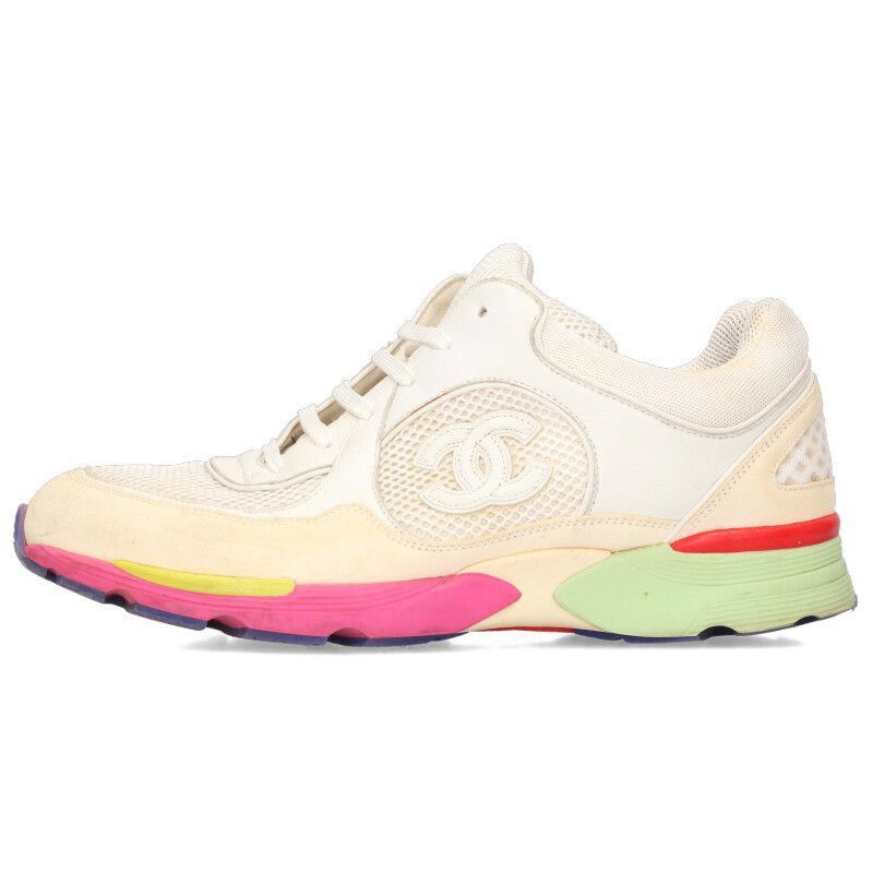 Chanel CHANEL COCO Mark Low-Cut Mesh Sneakers Size US 9 / EU 42 - 1 Thumbnail
