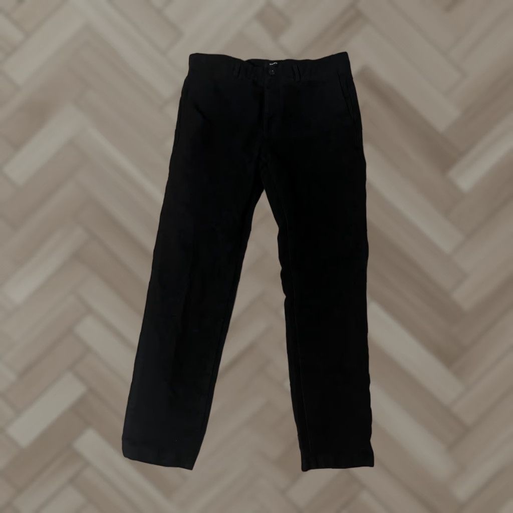 Theory Theory Black Velour Pants Dress Pants Men's 32 x 27 Straight Leg Size US 32 / EU 48 - 1 Thumbnail