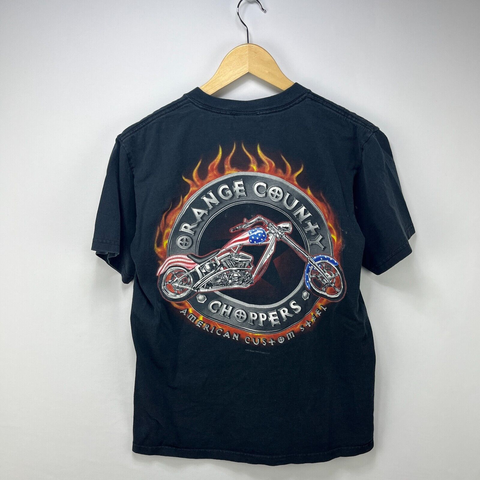 Vintage Vintage Y2K Orange County Choppers Flames Biker Medium Faded Size US M / EU 48-50 / 2 - 3 Thumbnail
