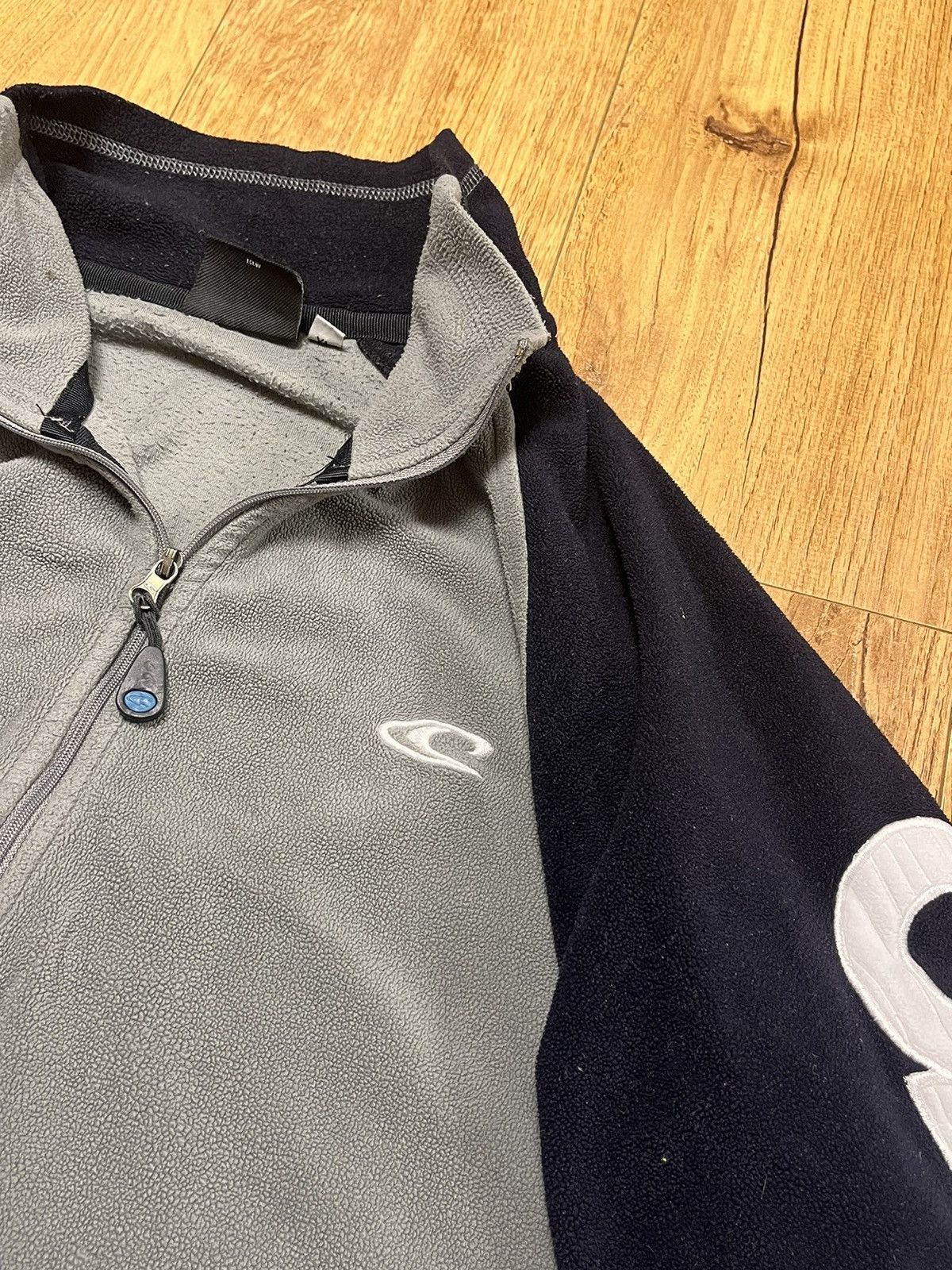 O'Neill × Vintage 90s O'Neil Vintage Surf Fleece Big Logo Jacket Teddy Size US L / EU 52-54 / 3 - 4 Thumbnail