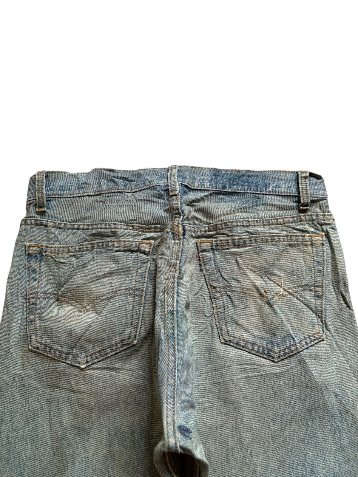 Levi's SALES🔥Vintage 90s Levis 501 Distressed Ripped Loose Jeans Size US 32 / EU 48 - 8 Thumbnail