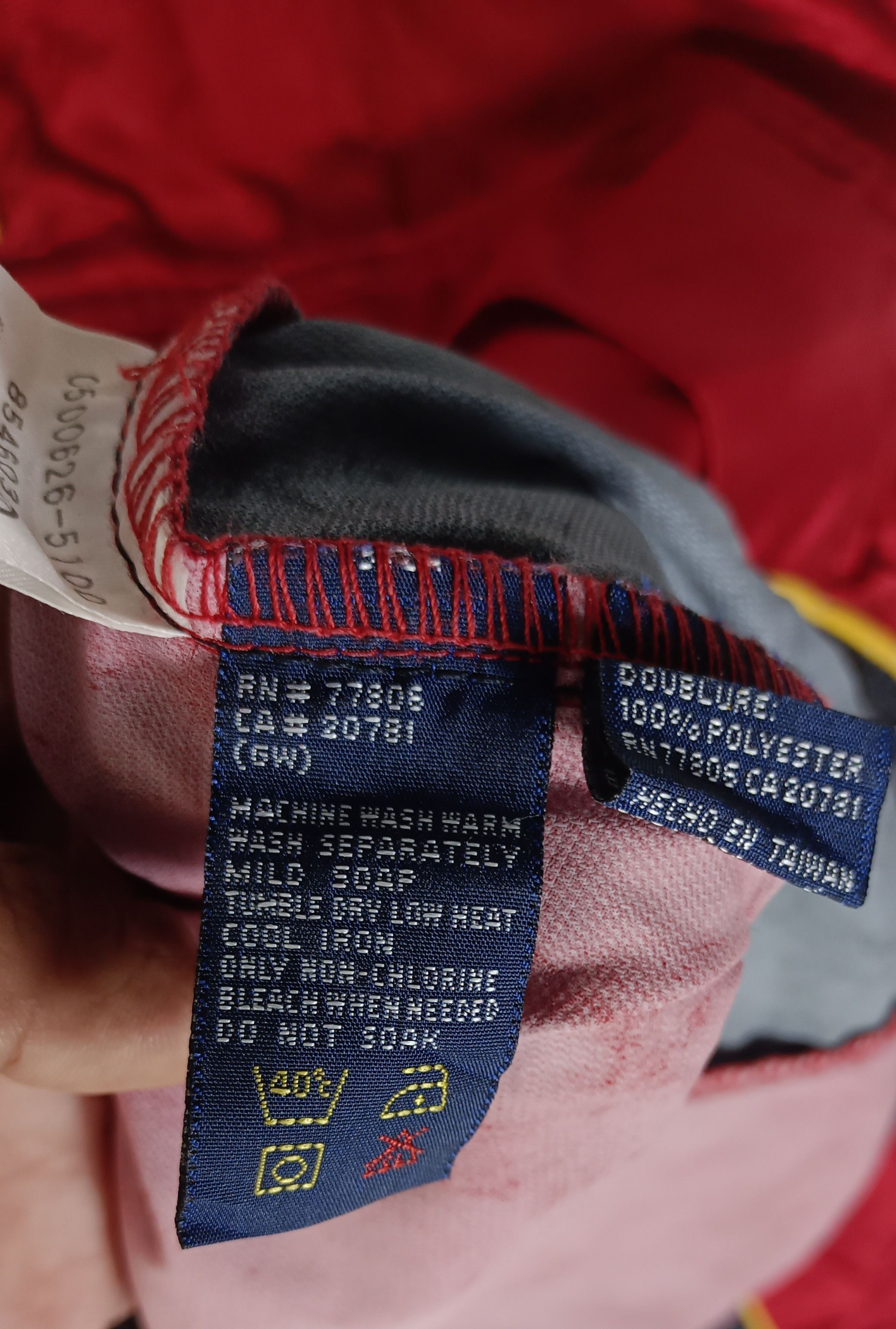 Tommy Hilfiger × Vintage VINTAGE🔥🔥 TOMMY HILFIGER Anorak Glow In The Dark Jacket Size US XL / EU 56 / 4 - 14 Thumbnail