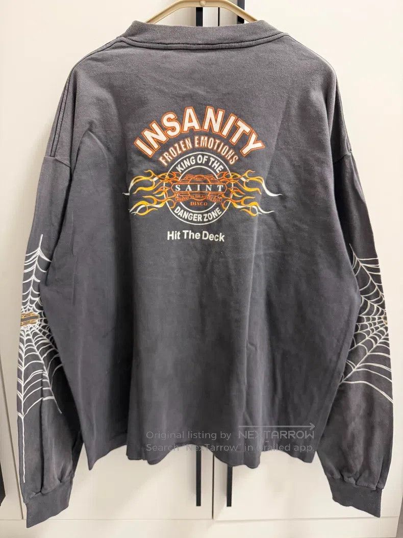 Saint Michael Saint Michael Spider web print long sleeve Size US XL / EU 56 / 4 - 2 Thumbnail