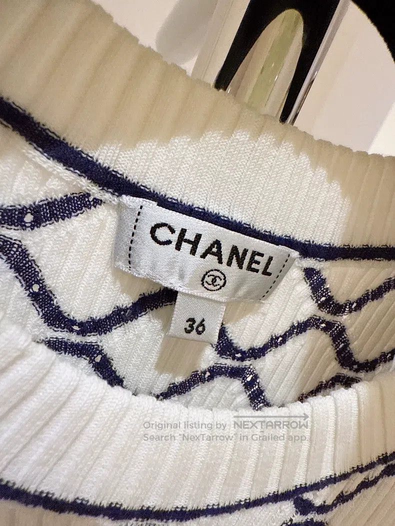 Chanel Chanel 20P Spring and Summer Preview Double C Embroidery D Size XS / US 0-2 / IT 36-38 - 7 Thumbnail