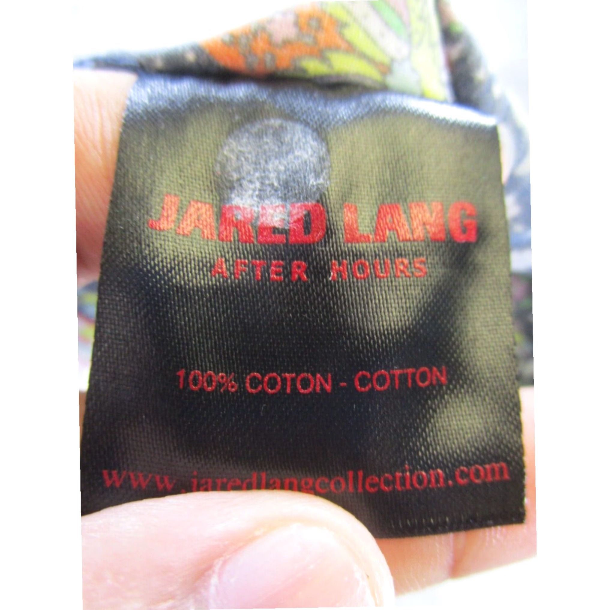 Jared Lang Jared Lang Mens Small Navy Blue Floral Button Up Shirt Size US S / EU 44-46 / 1 - 8 Thumbnail