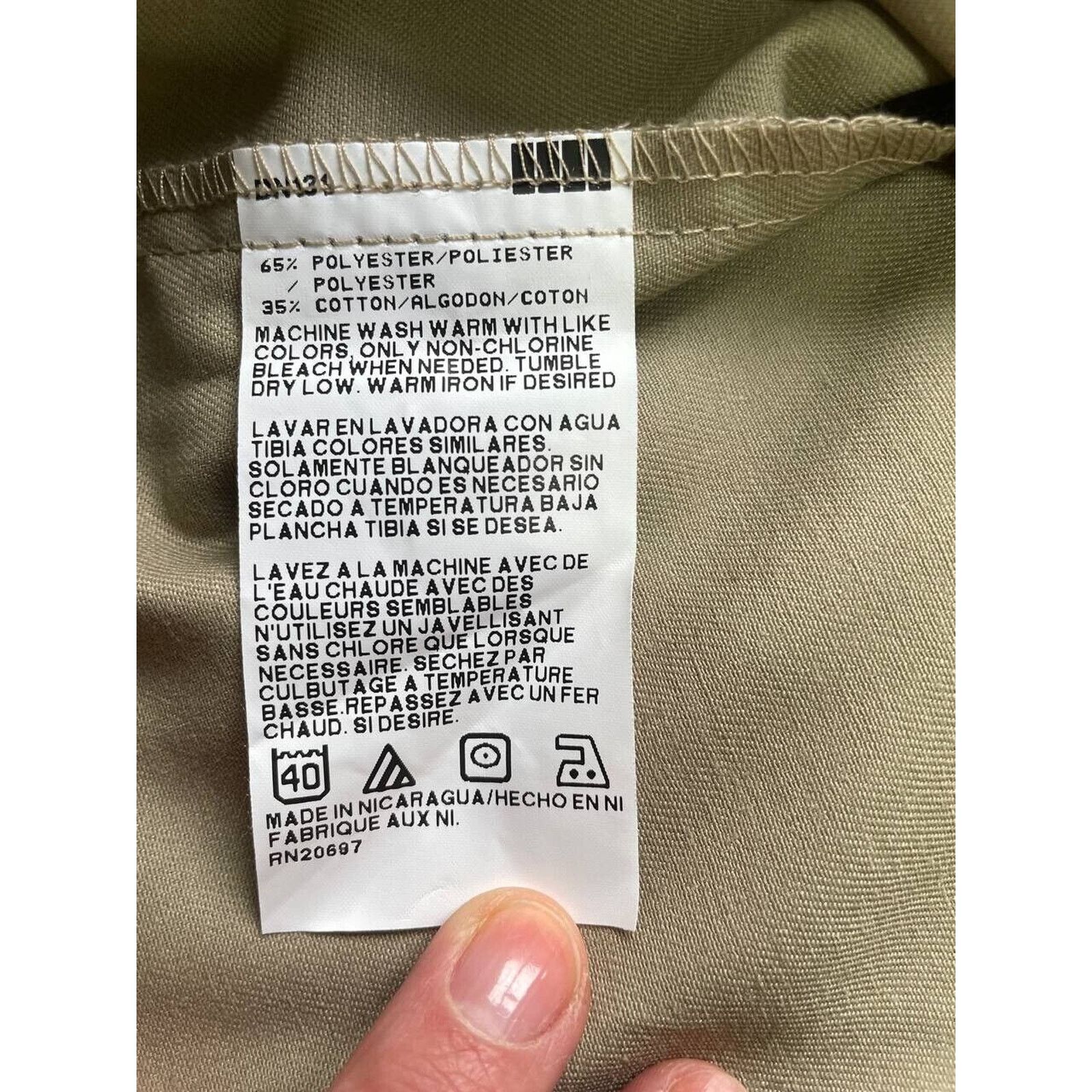 Dickies Vintage Dickies Khaki Work Shirt Environmental Ranger Size L Size US L / EU 52-54 / 3 - 7 Thumbnail