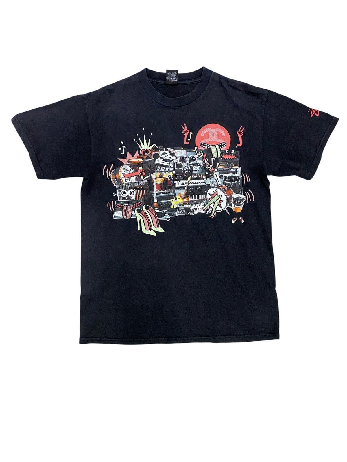 Stussy 🔥Vintage 2000s Musical punk tee Size US M / EU 48-50 / 2 - 1 Thumbnail