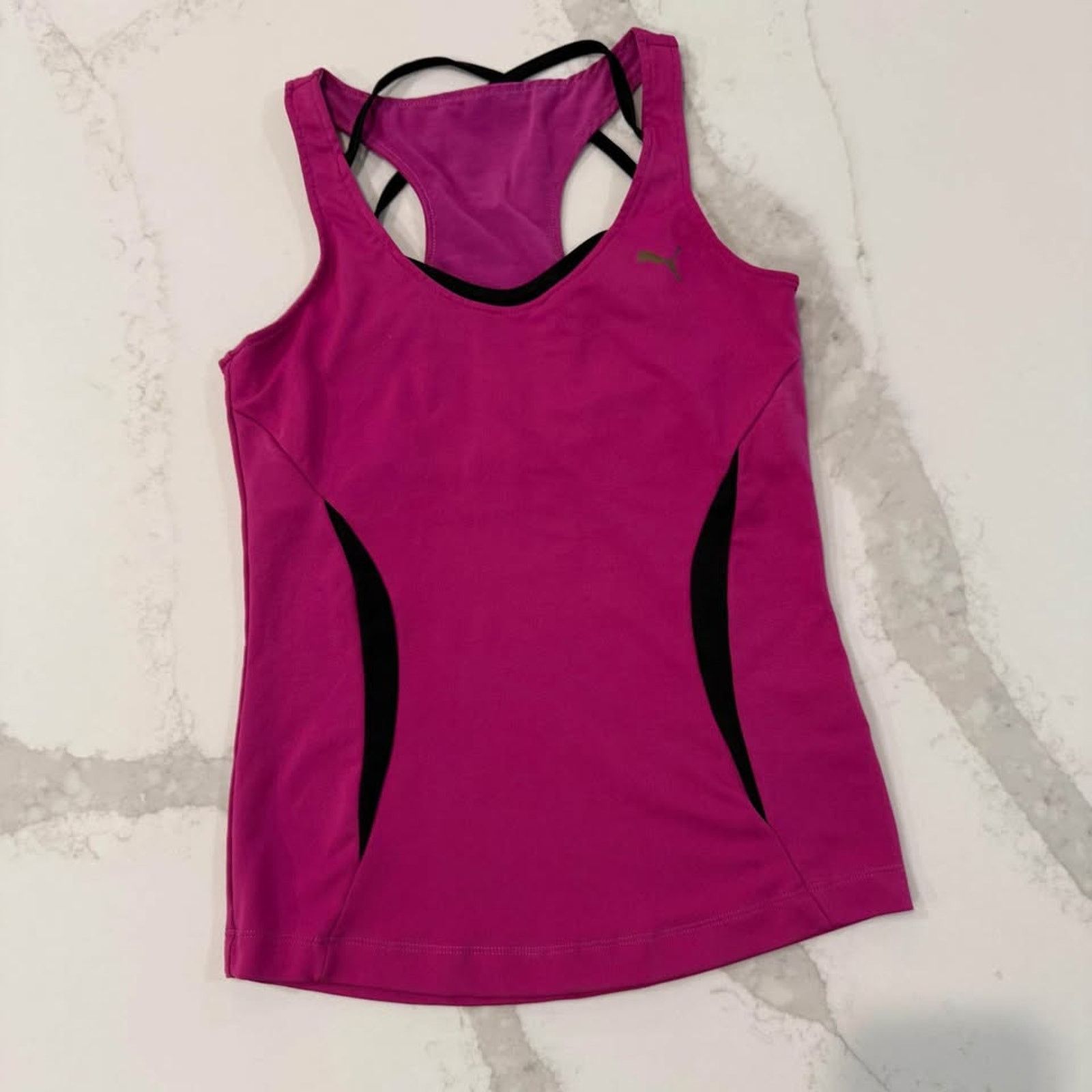 Puma Puma Strappy Racerback Performance Tank Top Women's XS Pink Size XS / US 0-2 / IT 36-38 - 1 Thumbnail