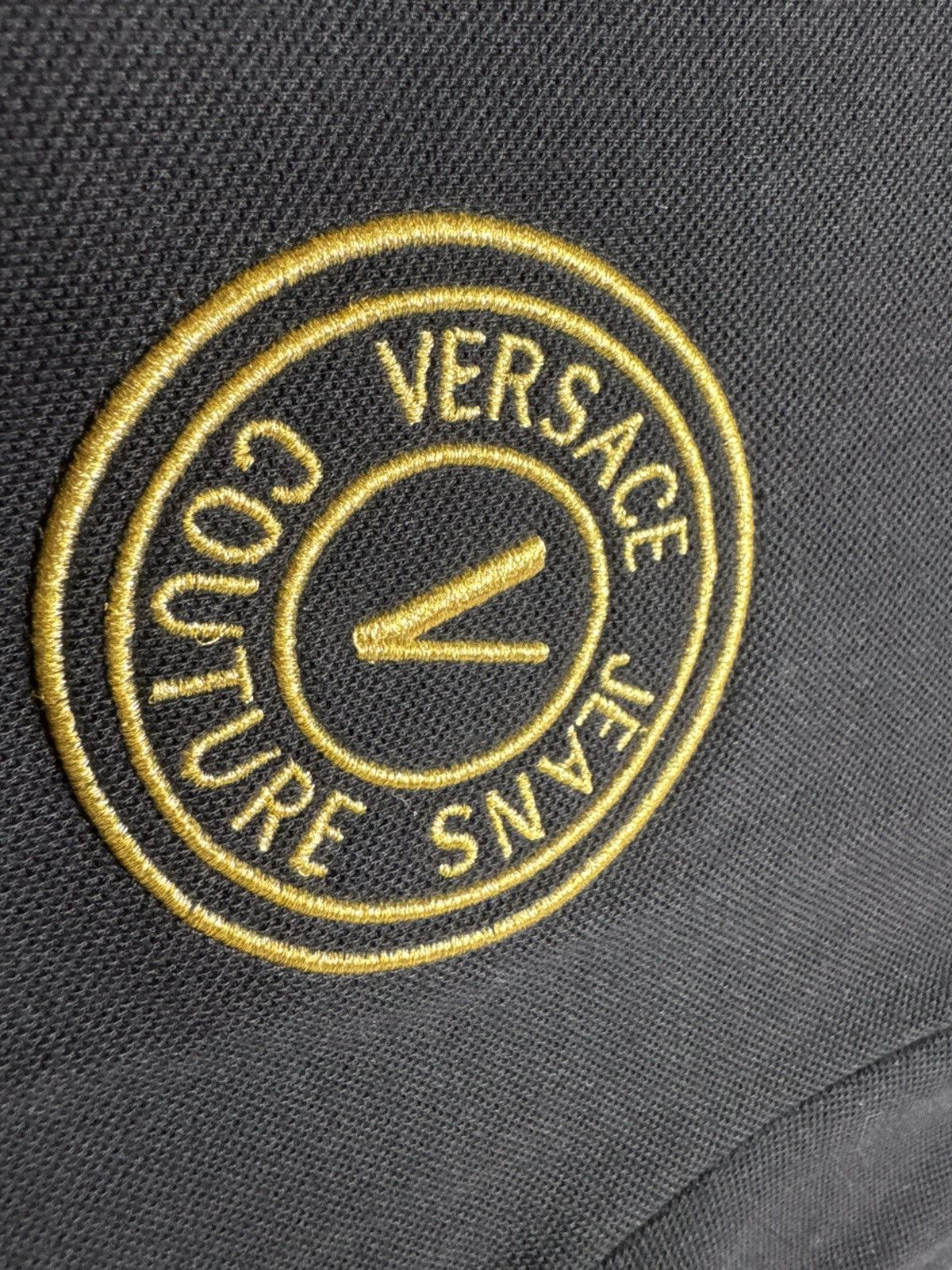 Versace Jeans Couture Versace Jeans Couture Luxury Black Polo Shirt Size M Size US M / EU 48-50 / 2 - 5 Thumbnail