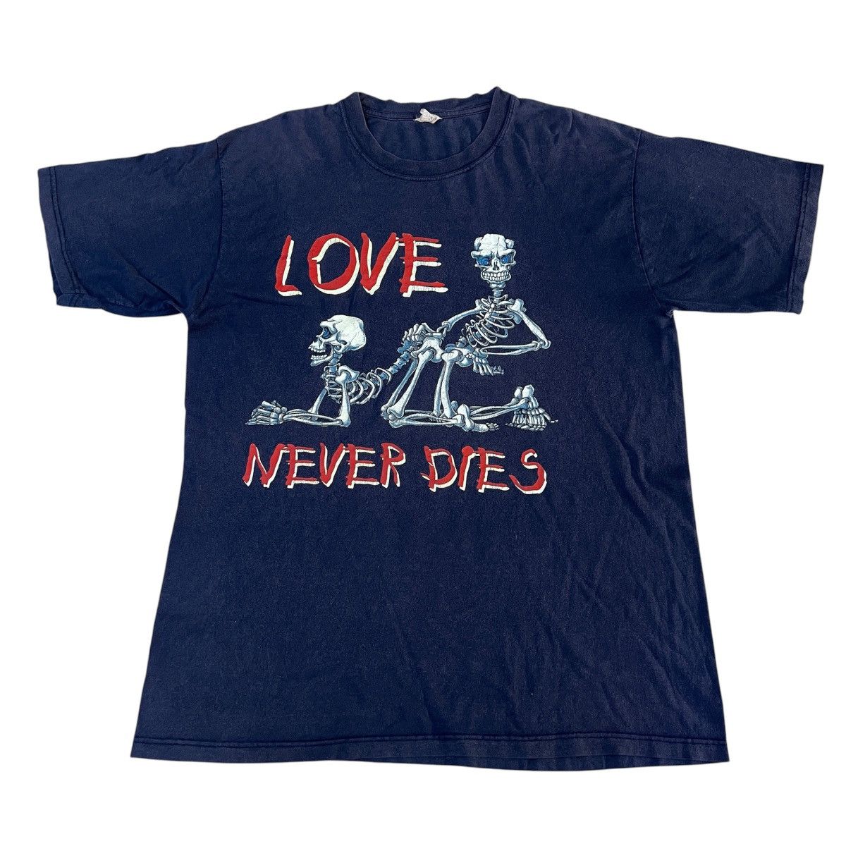 Other Vintage Y2K Love Never Dies Tee Faded Humor Funny Sex Size US XL / EU 56 / 4 - 2 Thumbnail
