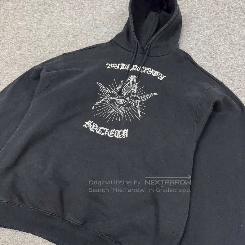 Balenciaga Balenciaga Evil Eye Hoodie Size US XS / EU 42 / 0 - 4 Thumbnail