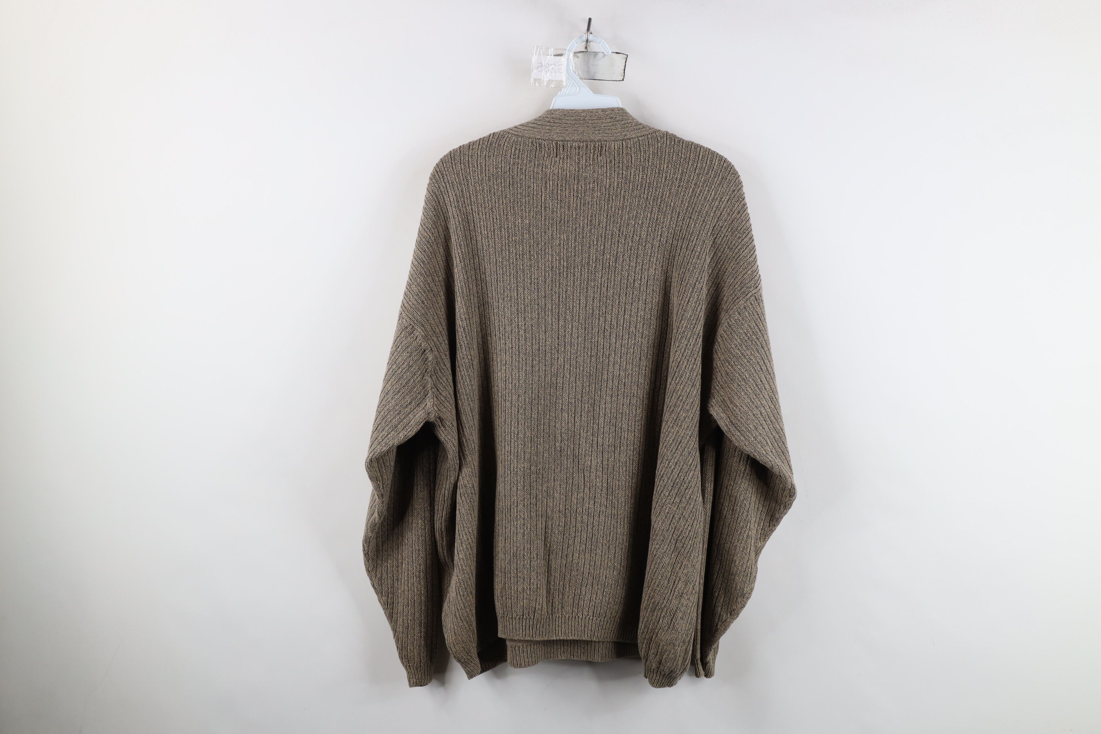 Eddie Bauer Vintage 90s Eddie Bauer Heavyweight Ribbed Sweater Beige Size US XL / EU 56 / 4 - 7 Thumbnail