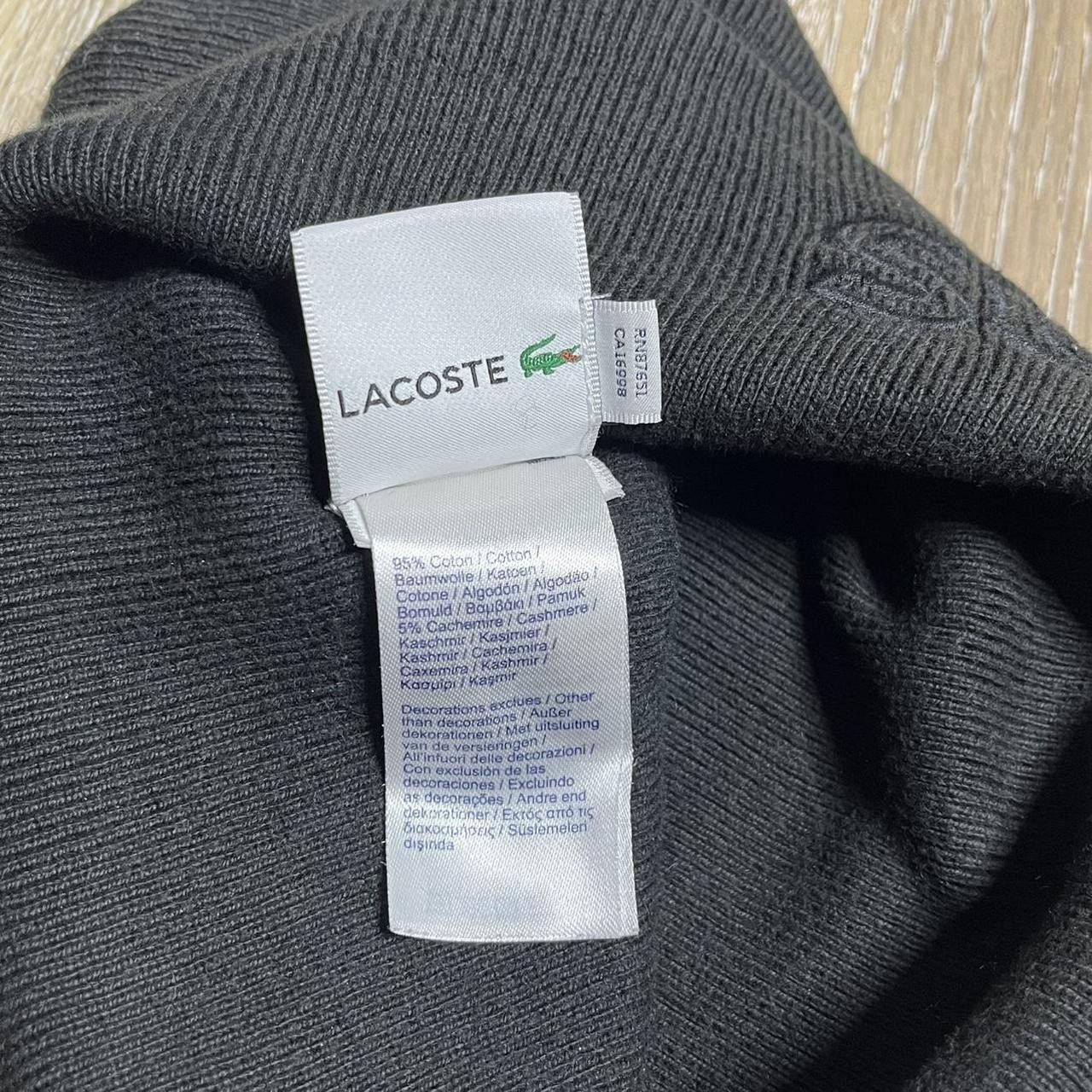 Lacoste × Supreme black cashmere supreme lacoste beanie Size ONE SIZE - 5 Thumbnail