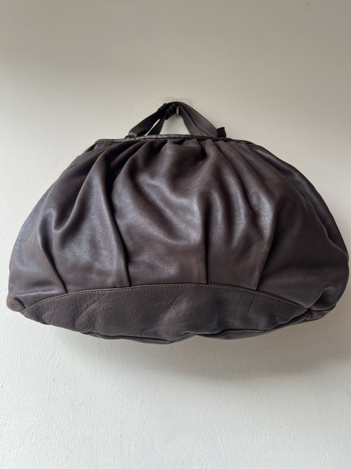 Leather Vintage SPIGA Italy Patina Brown Leather Bag Size ONE SIZE - 23 Thumbnail