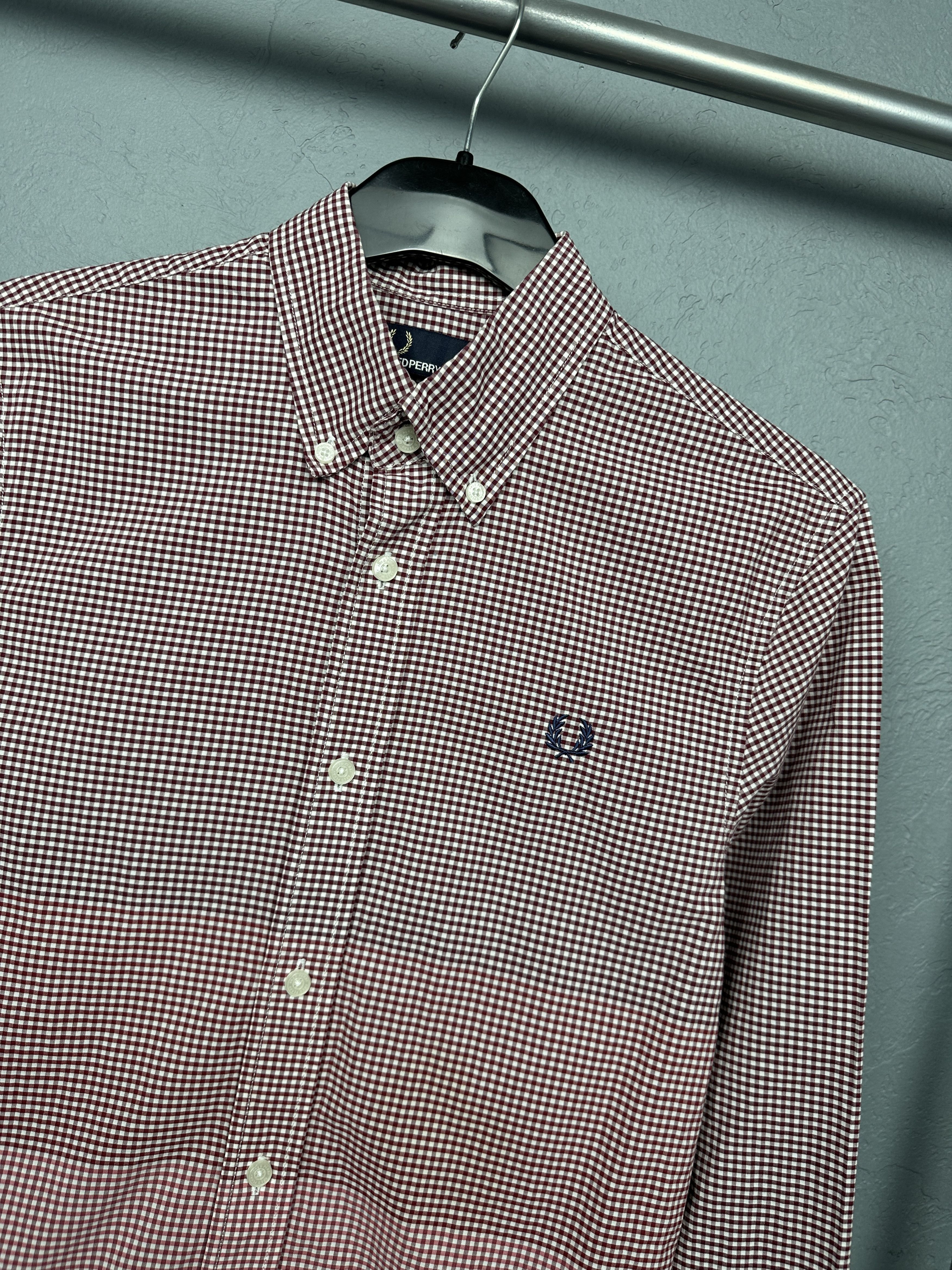 Fred Perry Fred Perry Mens Long Sleeve Shirt Size US S / EU 44-46 / 1 - 2 Thumbnail
