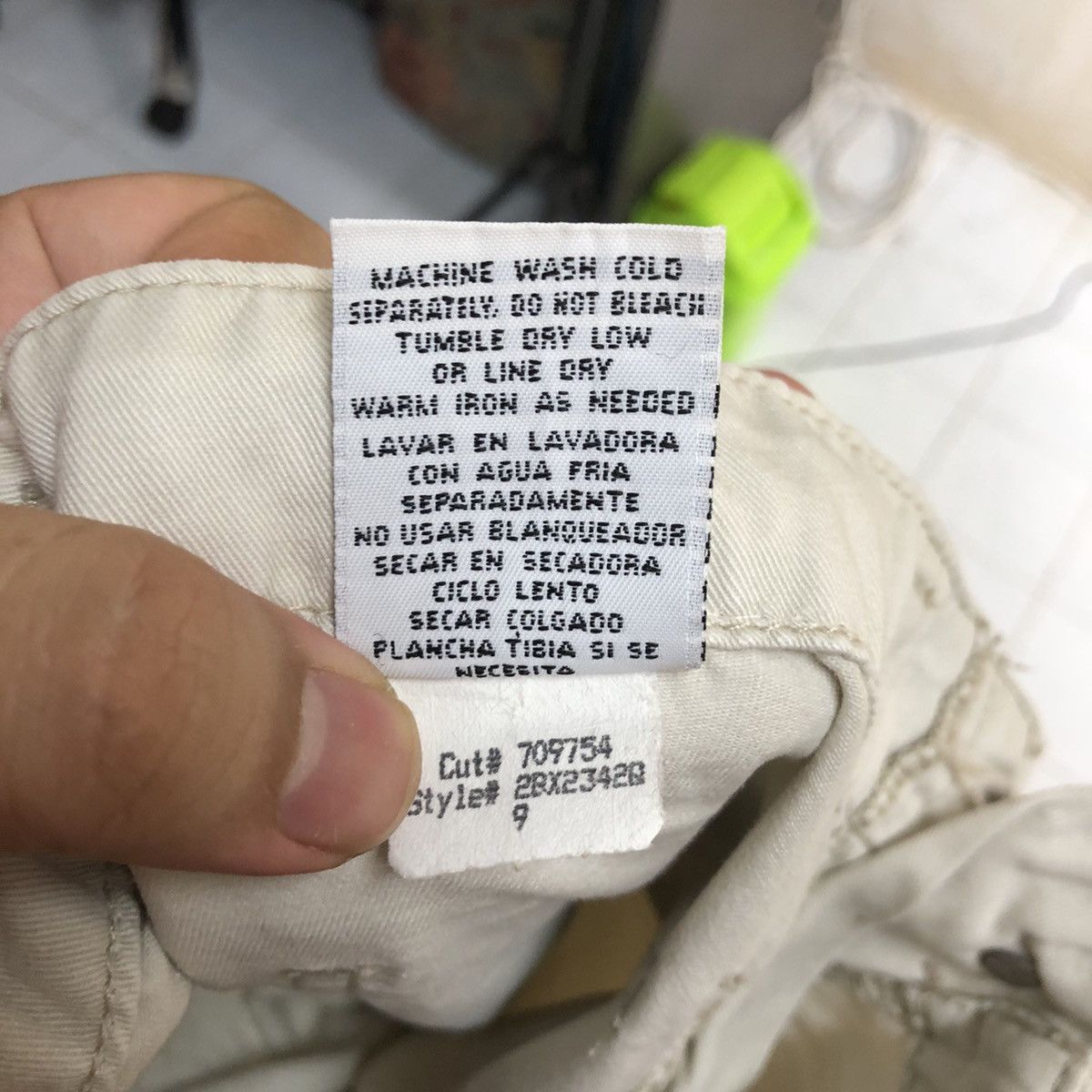 L.E.I. Lei White Cargo utility Multipocket Pants #A2440 Size 30" / US 8 / IT 44 - 23 Thumbnail