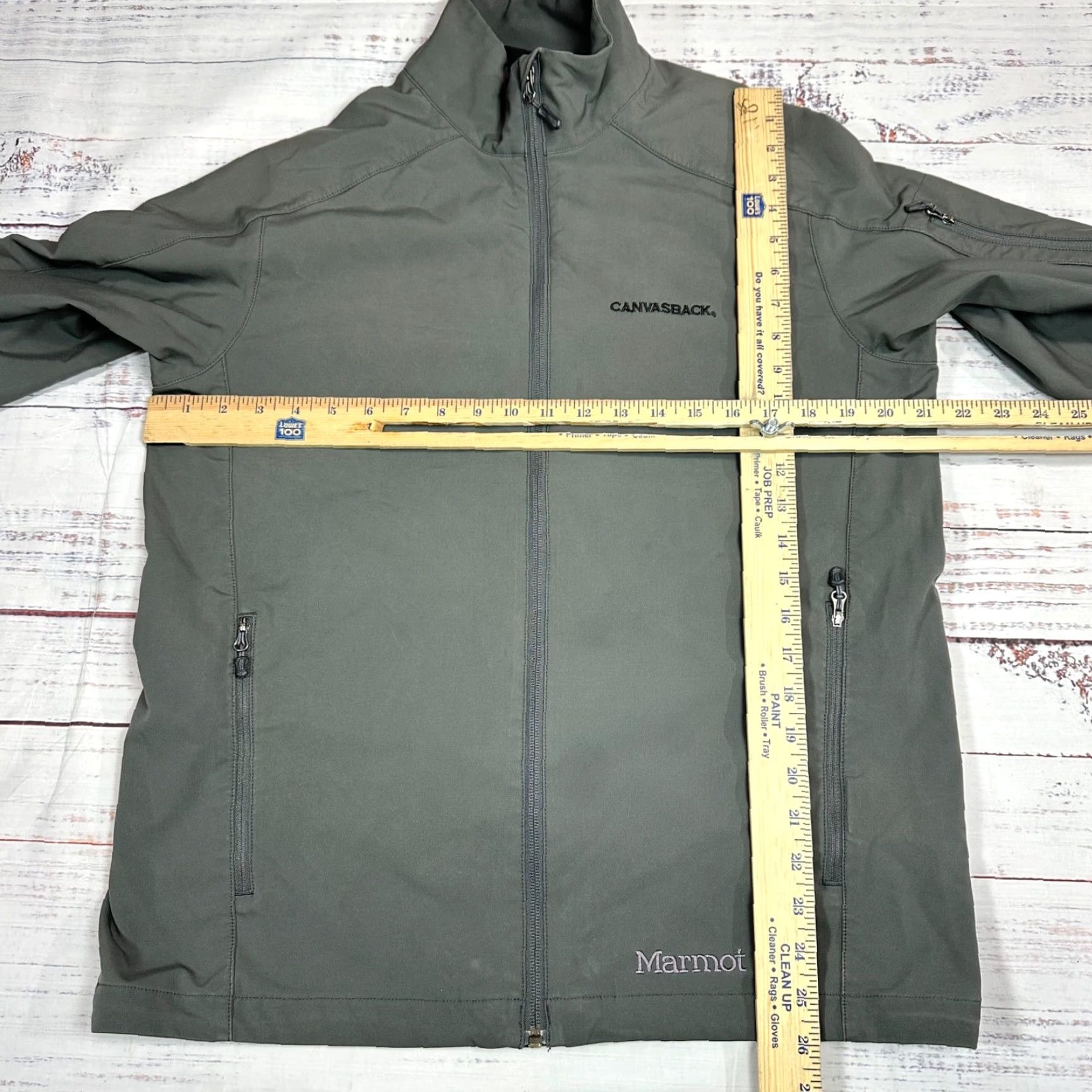 Marmot Marmot Womens Front Zip Light Jacket M Gray Pockets Logo Size M / US 6-8 / IT 42-44 - 2 Thumbnail
