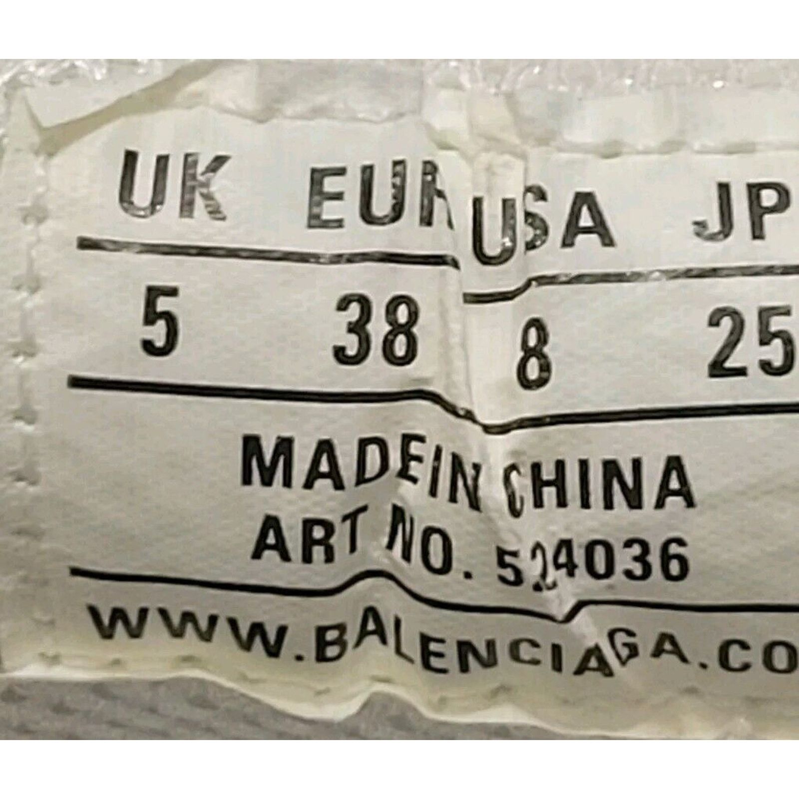 Balenciaga BALENCIAGA Men Sneakers Triple S White Size EU 38 / US 8 Size US 8 / EU 41 - 9 Thumbnail