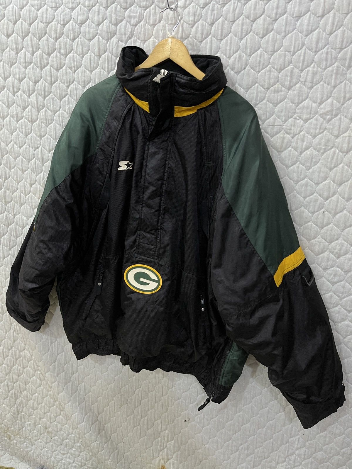 Starter 🔥🔥🔥HYPE STARTER NFL GREEN BAY PACKERS JACKET Size US XXL / EU 58 / 5 - 11 Thumbnail
