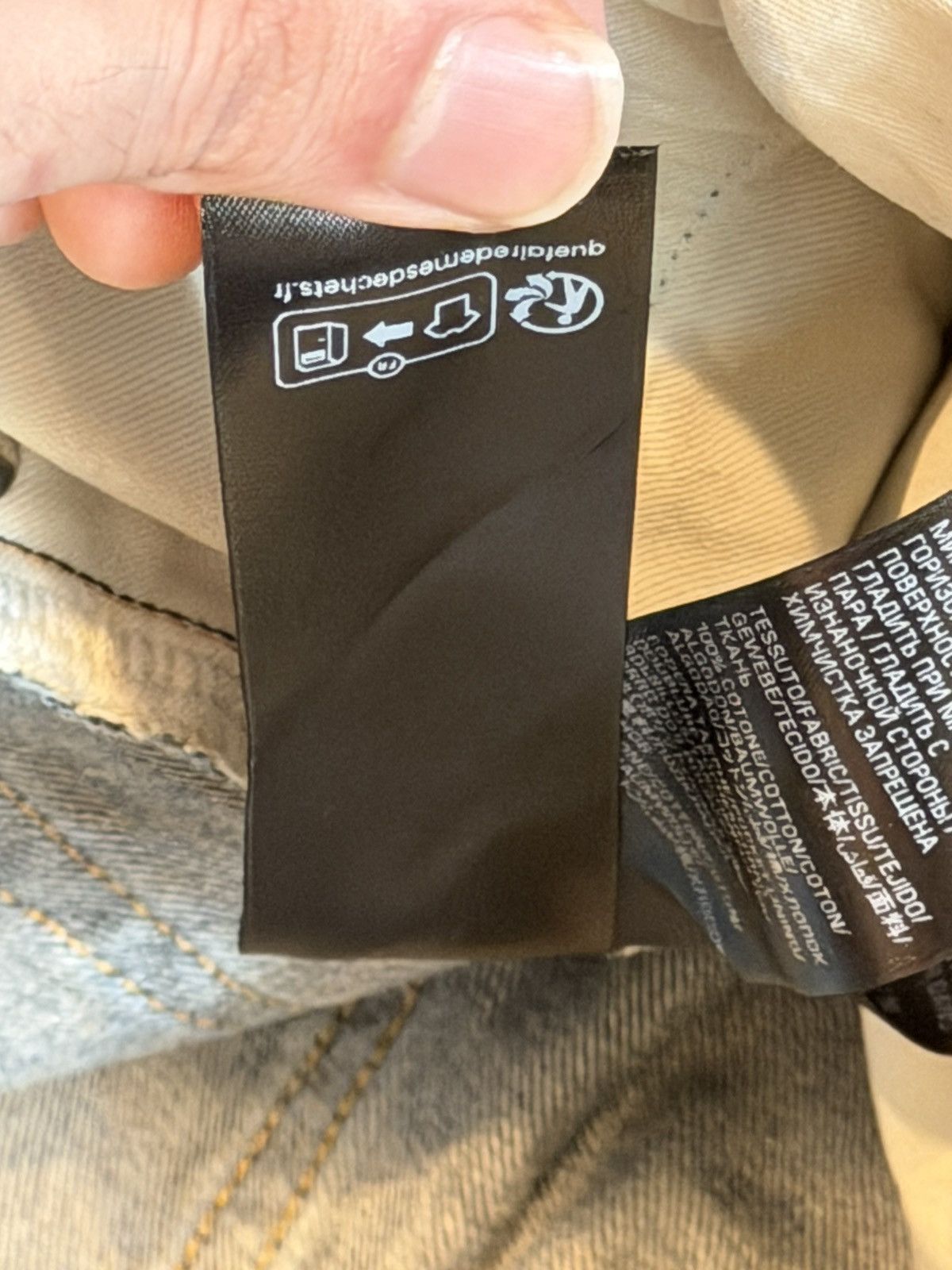 Balenciaga Balenciaga oil spill denim pants Size US 33 - 12 Thumbnail