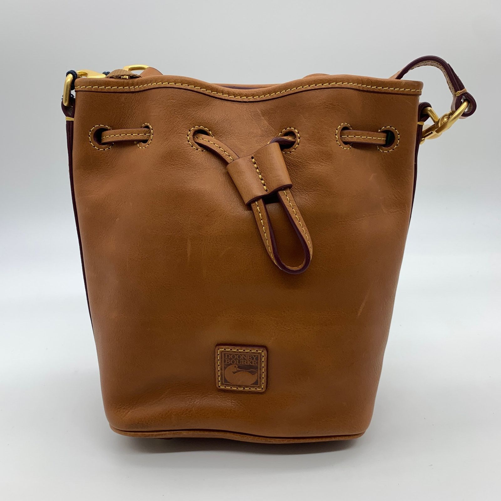 Dooney & Bourke Dooney & Bourke Leather Crossbody Bag Melrose Drawstring Size ONE SIZE - 8 Thumbnail