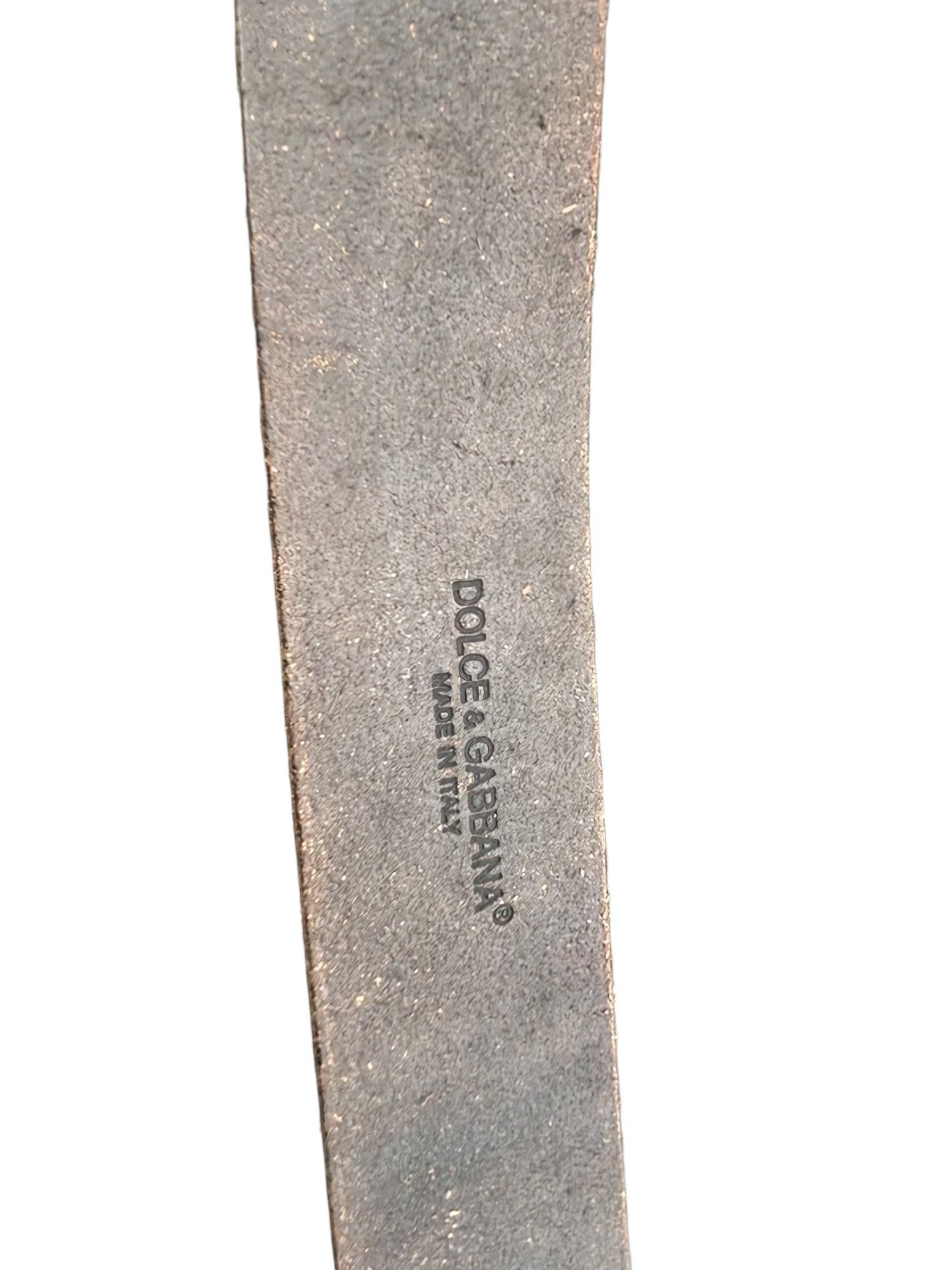 Dolce & Gabbana METAL EAGLE BUCKLE LEATHER BELT Size ONE SIZE - 2 Thumbnail