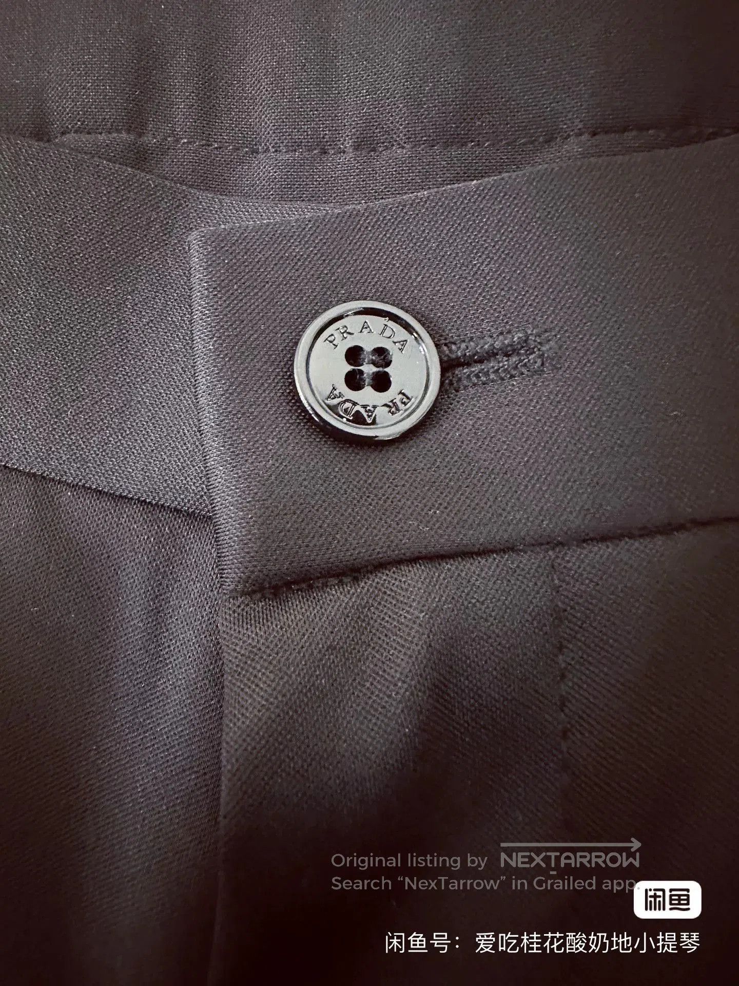 Prada PRADA Men's Black Casual Trousers. Size US 31 - 3 Thumbnail